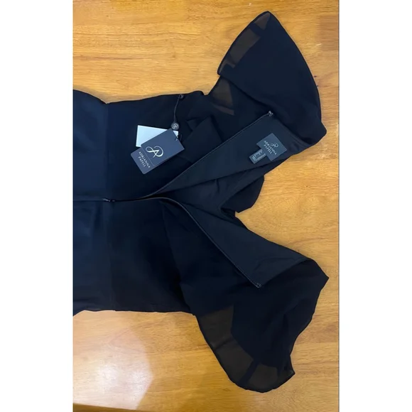 NWT Adrianna Papell Womens Chiffon and Jersey Jumpsuit SZ 10 - Picture 11 of 11